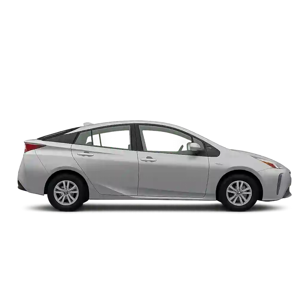 Toyota Prius hybrid used for economy airport transfer services from Exeter