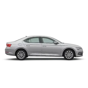 Comfort-class Skoda Superb used for private hire and airport transfers from Exeter